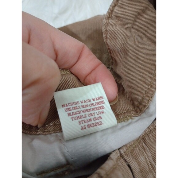 Arizona Jeans Two Shorts  Khaki Beige Cargo Pockets Classic Fit Size 26 - Picture 8 of 16